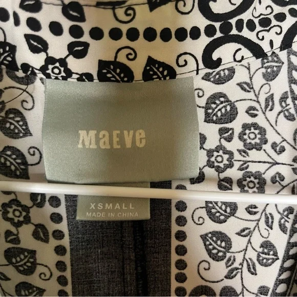 Anthro Maeve Paisley Dress SZ XSmall - Picture 5 of 5